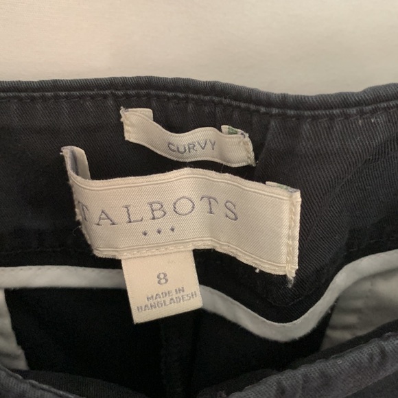 Talbots Summer black crop pants size 8 - great price! - Picture 3 of 10